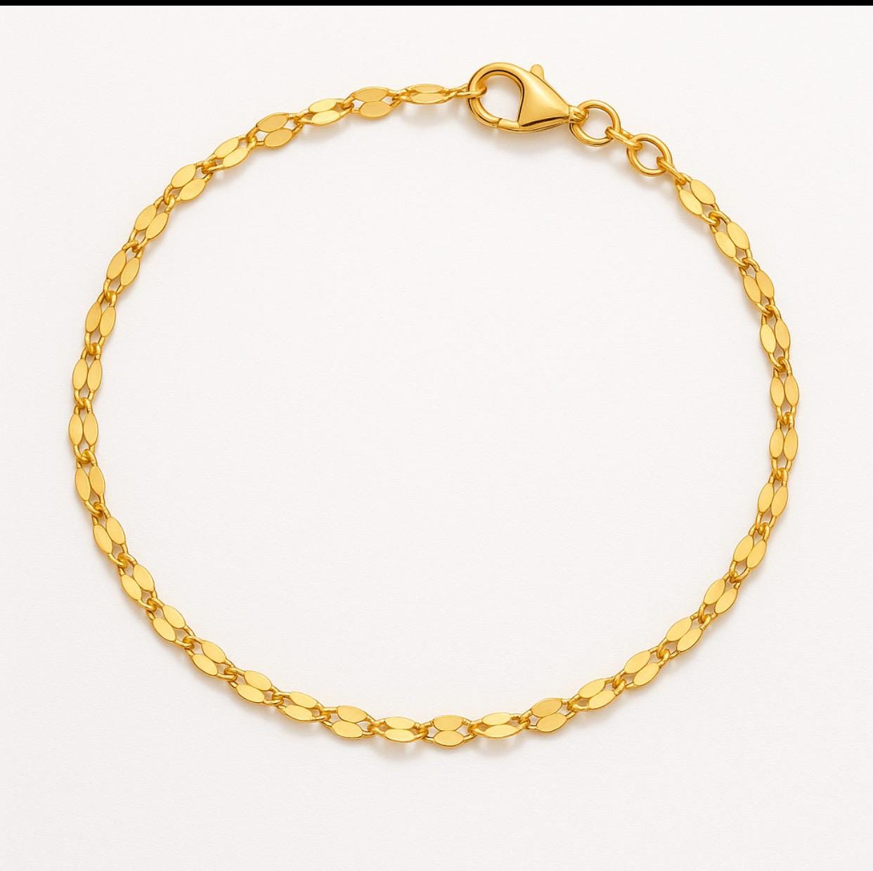 14K Gold Anklet for Women Dainty Oval Link Chain Anklet Waterproof — free download