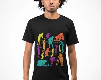 Graffiti Künstler T-Shirt: Bunte Street Art, NYC Tee