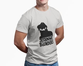 Johnny Thunders T-Shirt mit Aufdruck: New York Dolls, die Herzensbrecher