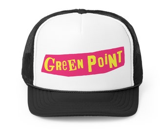 Grüne Punkte Punk Trucker Cap