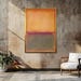 Mark Rothko Inspired Warm Gradient Abstract Canvas Art, Soothing Tones ...