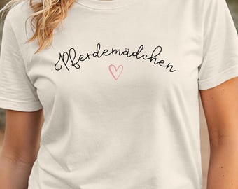Pferde Shirt – Geschenk für Mädchen, Frauen & Pferdefans