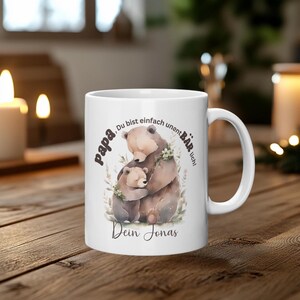 personalisierte Kaffeetasse für Papa