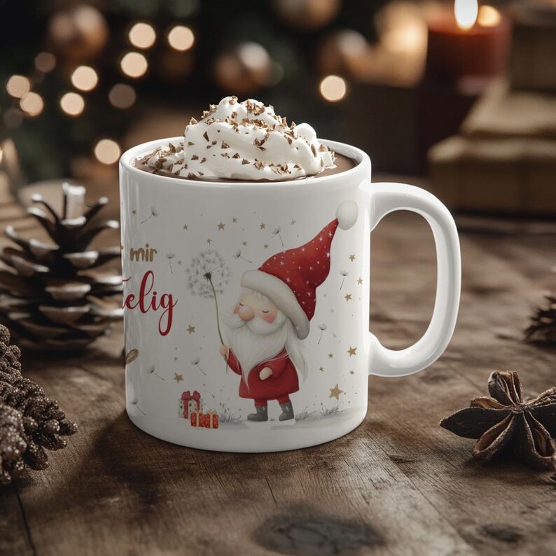 Du bist mir wichtelig Tasse als originelles Geschenk für die Adventszeit und Weihnachten