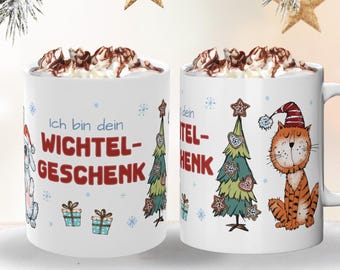 Wichtelgeschenk Tasse Weihnachten – Geschenkidee zum Wichteln für Erwachsende und Kinder