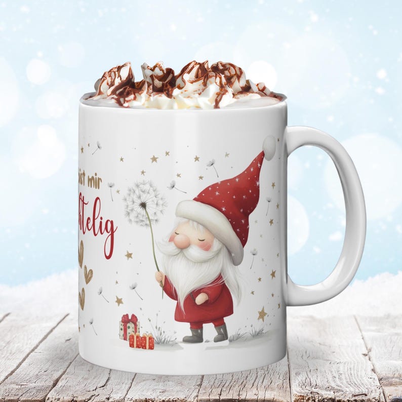 Wichtelgeschenk Weihnachten Tasse für Freundin Mama Frau als kleine Aufmerksamkeit