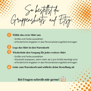Personalisiertes JGA T-Shirt Spritz – Team Braut Shirt Junggesellinnenabschied Outfit Bachelorette Party immagine 7
