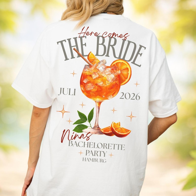Junggesellinnenabschied Shirt personalisiert