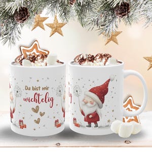 Wichtel Tasse als liebevolles Wichtelgeschenk zu Weihnachten für Freundin Mama oder Frau