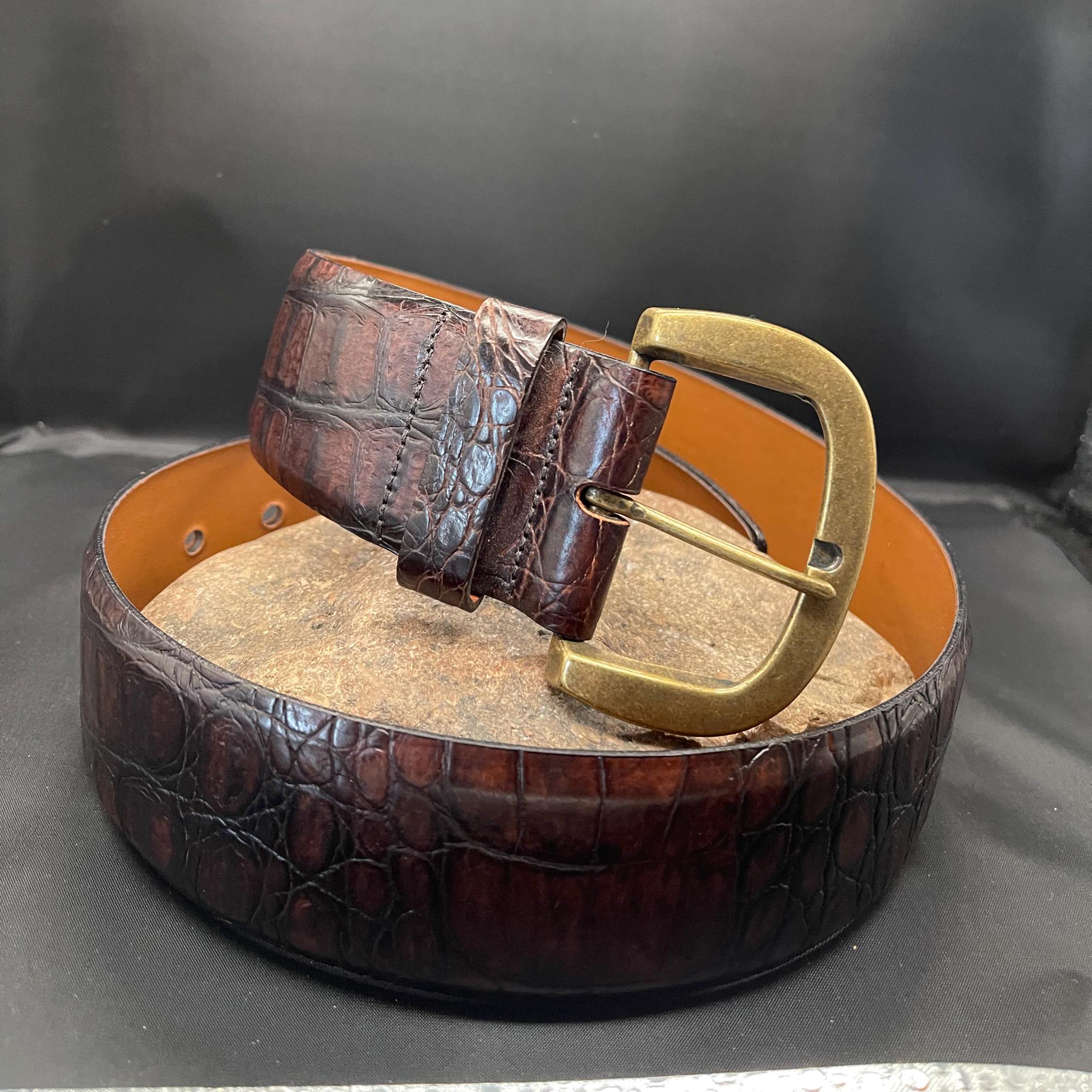 Vintage Joan & David Dark Brown Leather Belt Size L JOAN & DAVID Vintage Leather Belt - Etsy main image 3
