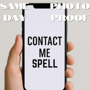 Skontaktuj się ze mną Odczyt zaklęć tego samego dnia Wyślij mi SMS-a Odblokuj mnie zaklęcie Wyślij mi wiadomość Zaklęcie komunikacji i połączenia