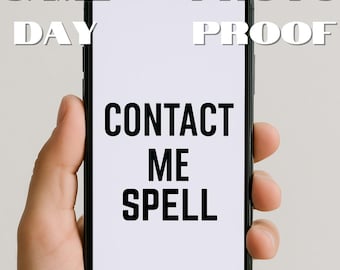 Contact Me Spell Reading Same Day Casting Text Me Spell Unblock Me Spell Message Me Spell Communication and Connection Spell