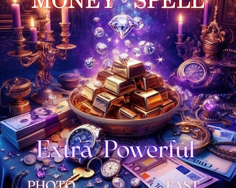 Ultimate Money Spell Reading for Abundance Fast Wealth Casting for Financial Freedom Same Day Casting Photo Proof