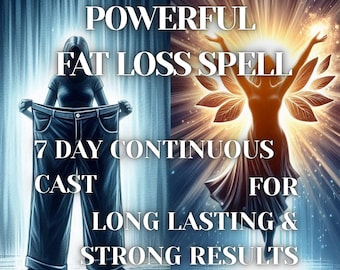 Fat loss Spell Weight Loss 7 Day Continuous Reading Same Day Cast Workout Spell Casting Dream Body Spell
