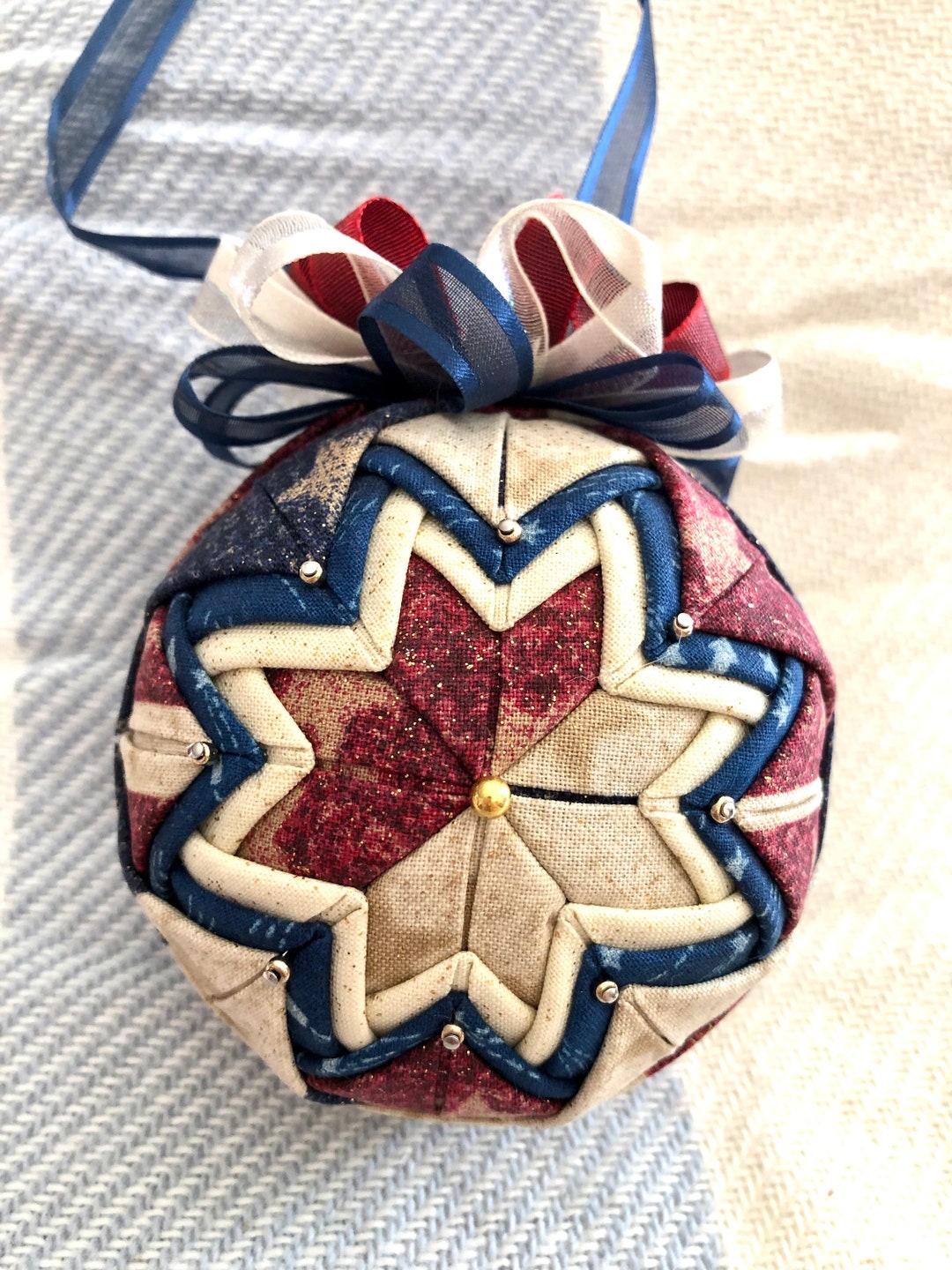 Handmade Quilted Ornament No Sew Ornaments Etsy