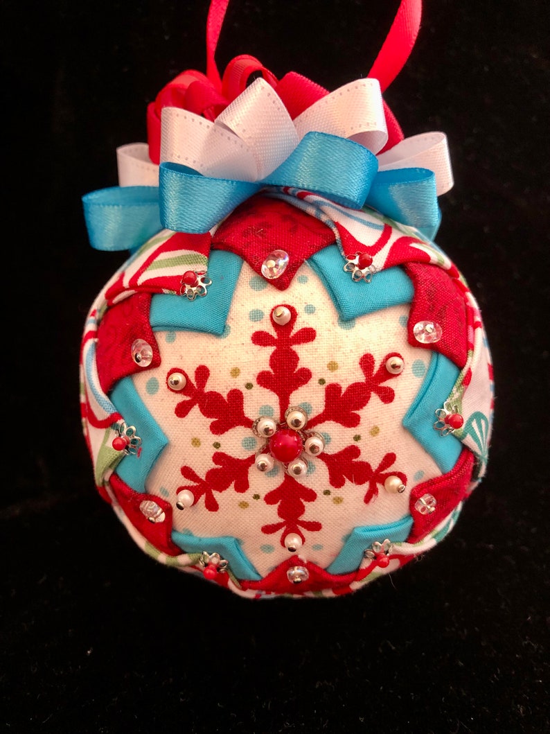 Handmade Quilted Ornament, Christmas Ornament , Friendship Gift Etsy