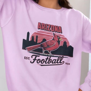 Arizona Football Team Sweatshirt, Football Season Crewneck, Arizona Cardinals Vintage crewneck, Unisex team Sweatshirt, game day attire