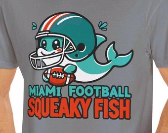 Camiseta divertida de fanático del fútbol de Miami - Camiseta unisex divertida con espíritu de equipo - Camiseta de mascota sarcástica - Camiseta del día del juego