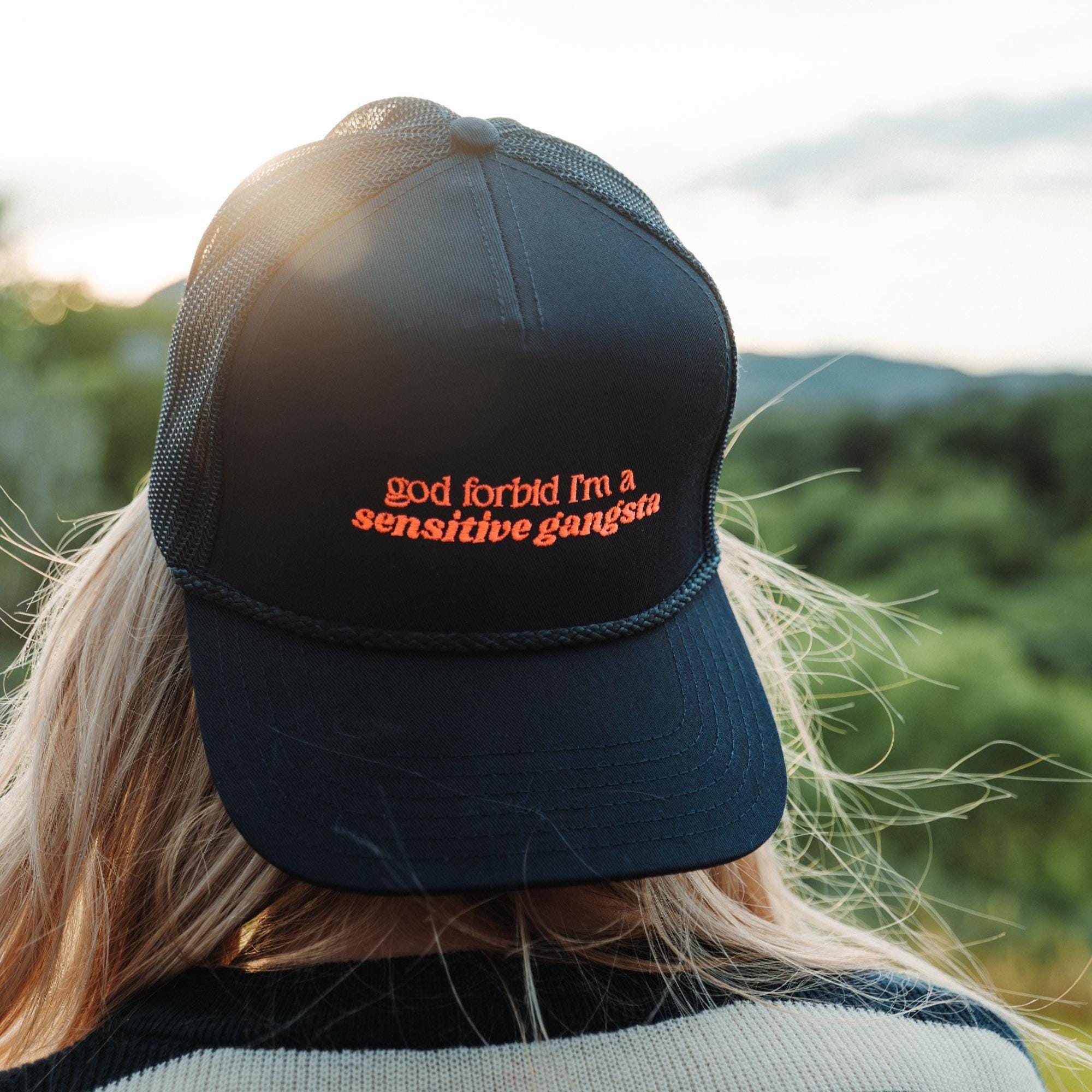 Sensitive Gangsta Hat | Amaya Papaya Embroidered Trucker Cap 