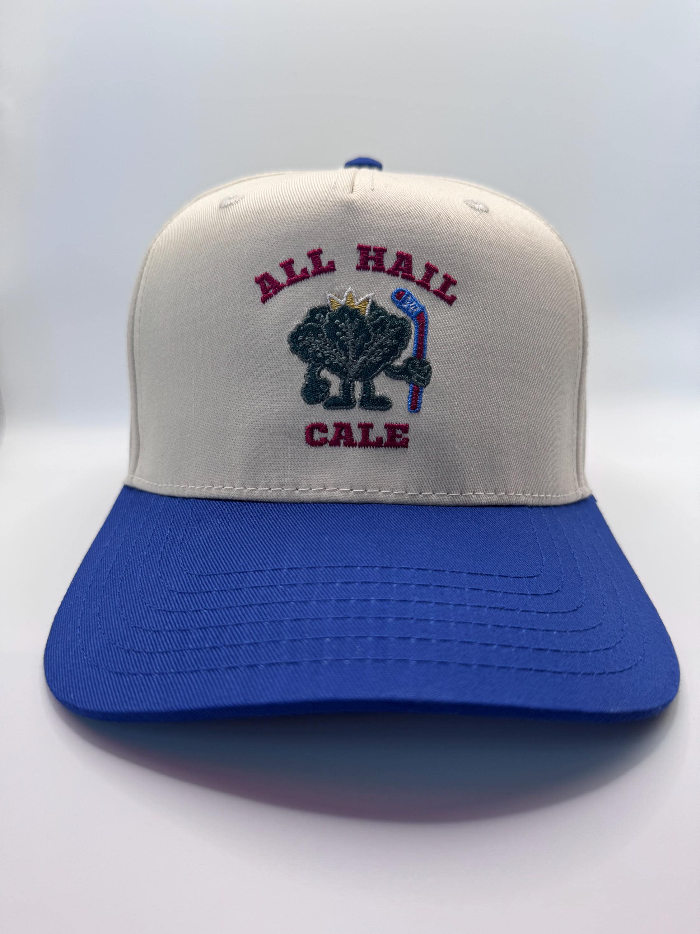 Blue and Cream Hat - Etsy display picture 1