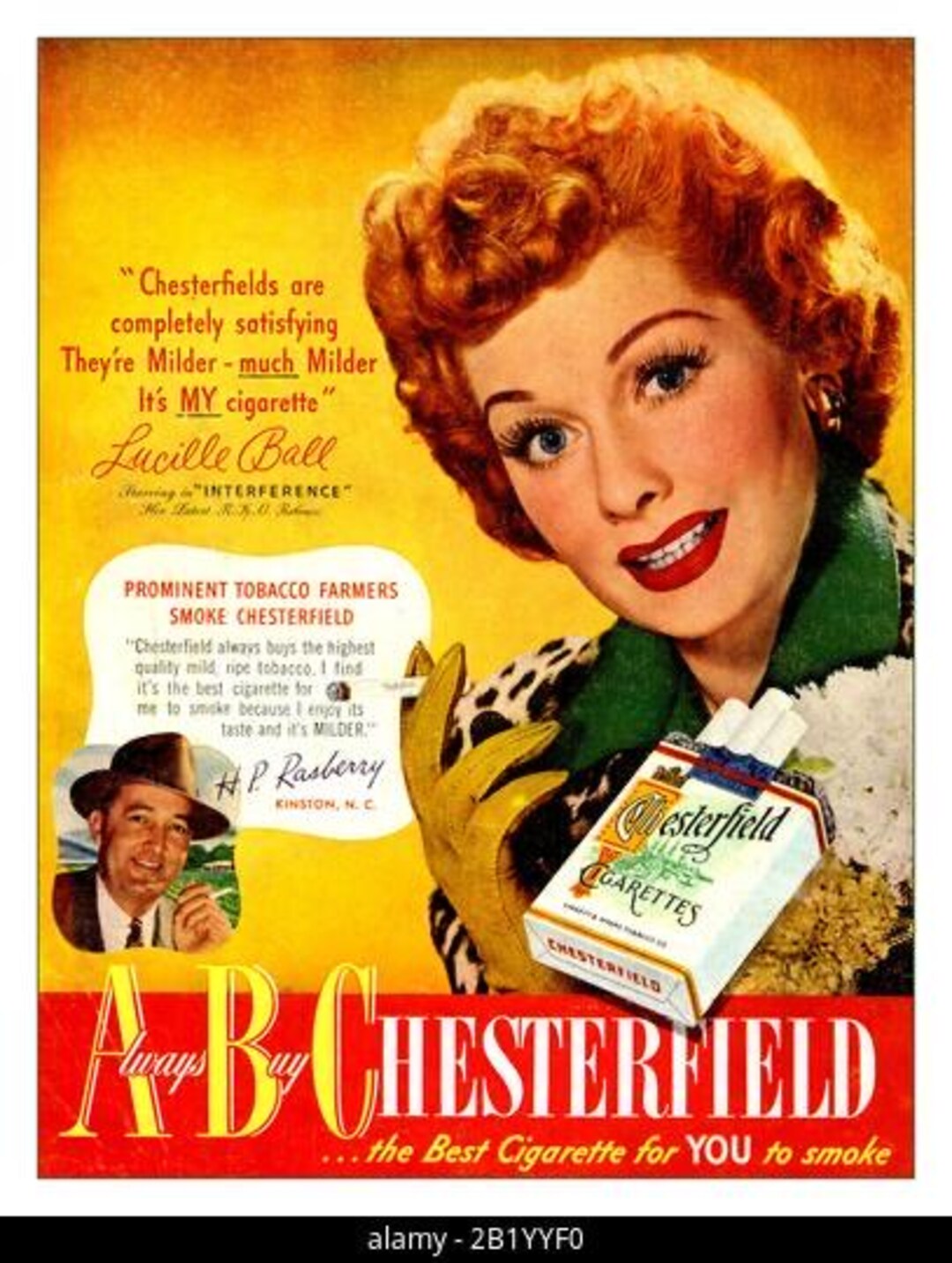 lucille ball chesterfield cigarettes Vintage Lucille Ball Chesterfield Cigarettes Ad Poster, Retro Tobacco Print  Wall Art