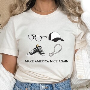 Make America Nice Again Harris Walz comfort colors shirt, Kamala rally shirt, feminism shirt, vote for Kamala democratic election 2024