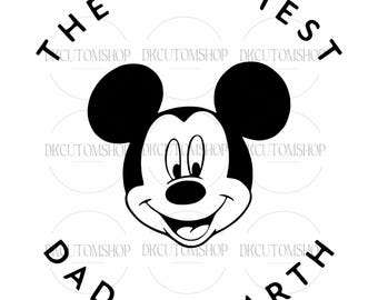 Papá más feliz del mundo (Svg), Ratón mágico (Svg), Papá primerizo (Svg), El mejor papá del mundo (Svg), Regalo del Día del Padre (Svg), Descarga digital