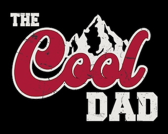 The Cool Dad Png, Retro Dad Png, Father's Day Png, Dad Life Png, Best Dad Ever Png, Cool Dad Design, Digital Download, Sublimation Design