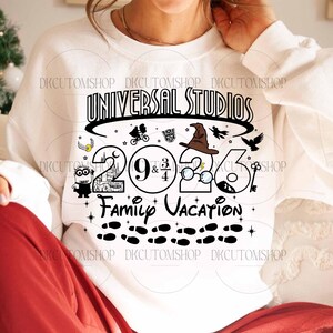 Universal Studio 2026 PNG, Family Trip Png, Universal Studios Trip Png, Universal 2025 Png, Sublimation Design, Digital Download image 2