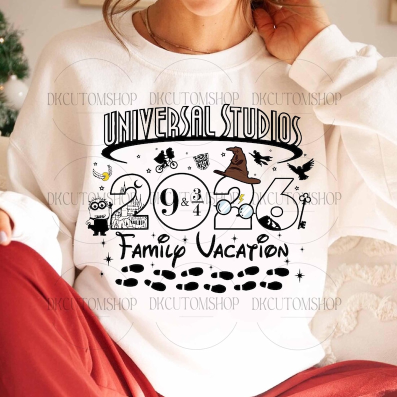 Universal Studio 2026 PNG, Family Trip Png, Universal Studios Trip Png, Universal 2025 Png, Sublimation Design, Digital Download image 2