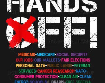 Hands Off Protest Png, Political Retro Png, Social Security Png, Hands Off, Fight Oligarchy Foam Board Sign Png, Protest Sign For March Png