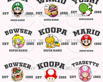 Bundle Super Family PNG, Vacanze in famiglia PNG, Principessa PNG, Regno magico PNG, Fungo PNG, Design maglietta famiglia, Download digitale