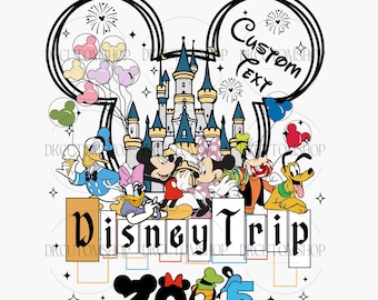 Custom Family Trip 2025 PNG, Mouse And Friends Png, Family Trip Png, Mouse Vacation Png, Magical Kingdom Png, Vacay Mode Png, Png File
