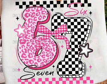 Seis Siete 6 7 Día de San Valentín PNG, Meme de San Valentín Viral de Moda Diseño Digital a Cuadros San Valentín, 67 Día de San Valentín PNG, Descarga Digital