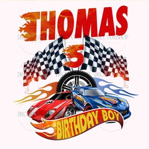 Personalized Lightning Car Birthday Boy PNG, Lightning Cars Birthday Png, Custom Birthday Family Png, Lightning Cars Png, Gift For Kids
