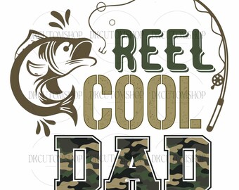 Reel Great Dad Png, Fishing Dad Png, Fathers Day Png, Fishing Lovers Reel Great Dad Png, Fishing Rod Png, Dad Png, Digital Download
