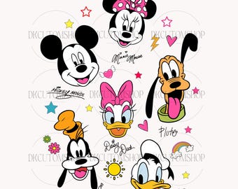 Viaje familiar de Mouse y sus amigos (Png), Modo vacaciones (Png), Vacaciones familiares (Png), Reino mágico (Png), Escuadrón familiar (Png), Amigos (Png), Descarga digital