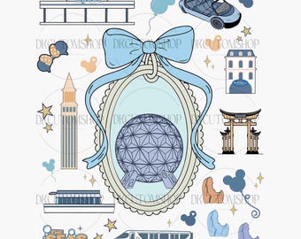 Coquette Bows Family Trip PNG, Family Vacation Png, Coquette Bow Png, Magical Kingdom, Magical Castle Png, Coquette Bow Png, Digital Downlad