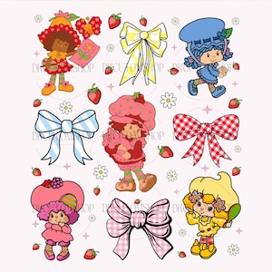 Cartoon Kids Characters Png, Cartoon Kids Png, Coquette Cartoon Png, Holiday 2025 Vibes, Best Friends Forever Png, Sublimation Design