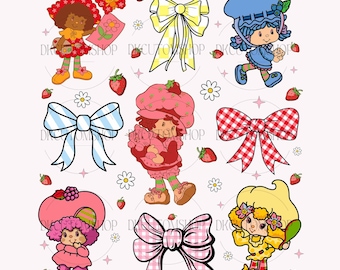 Cartoon Kids Characters Png, Cartoon Kids Png, Coquette Cartoon Png, Holiday 2025 Vibes, Best Friends Forever Png, Sublimation Design
