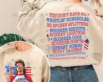 Grappig dat je geen fluitende spongaten hebt png, Merica Fireworks png, Mullet Guy 4 juli png, Independence Day png, digitaal bestand png