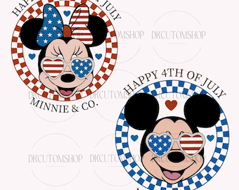 Checkered 4th of July Mouse Png, Bundle 4th of July, 4th Of July Png, America Flag, 4th of July Stars and Stripes Png, 4th Of July Patriotic