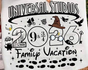 Universal Studio 2026 PNG, Family Trip Png, Universal Studios Trip Png, Universal 2025 Png, Sublimation Design, Digital Download