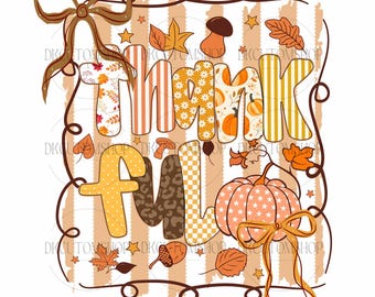 Fall Pumpkin Coquette Png, Preppy Pink Pumpkin Bow Png, Girly Pumpkin Season Png, Pumpkin Spice Png, Thankful Pumpkin Png, Coquette Fall Png