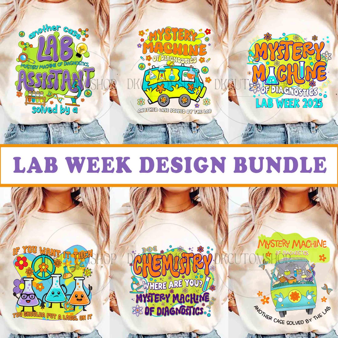 Bundle Lab Week 2025 PNG, Lab Tech Team Png, Medical Lab Science Png ...