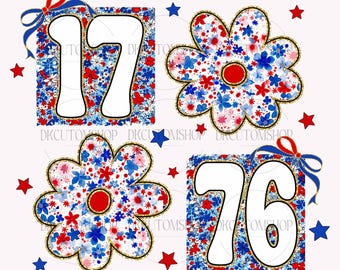1776 Floral America Png, Coquette 4th Of July Png, America Png, Patriotic Png, 4th of July Png, American Flag Png, Independence Day Png