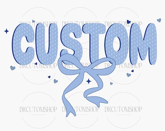 Custom Coquette PNG, Coquette Bow Png, Retro Mama Png, Mama Varsity Sublimation, Coquette Varsity Customized Text, Custom Trendy Shirt