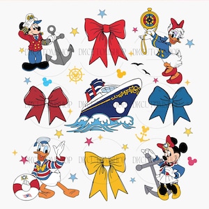 Cruise Trip Mouse And Friends PNG, Family Trip Png, Family Vacation Png, Cruise Trip Png, Ship Travel Png, Let's Cruise Png Digital Download
