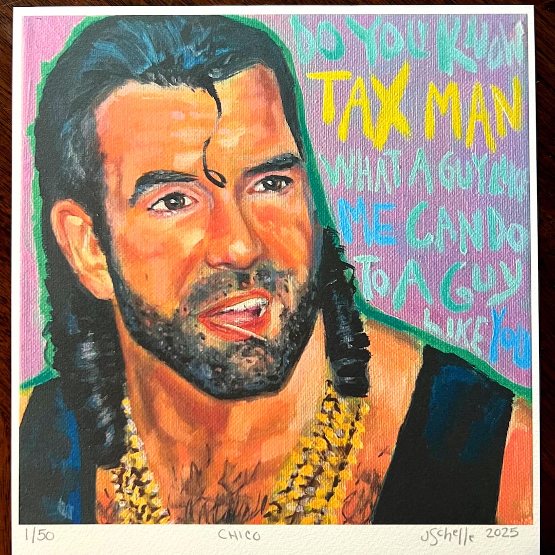 Pictora Ramon Razor Ramon 8x8in Art Print - Etsy