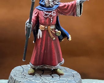 Dark Edheliel. Dragonlance.  Taverncraft Figures. 28mm, 30mm base. Acrylic, matt varnish sealedm